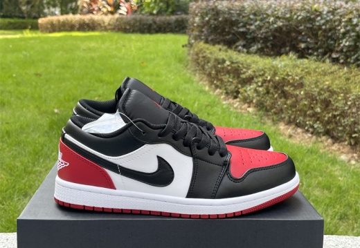 Air Jordan 1 Low Bred Toe  553558-161  35.5-47.5 M54